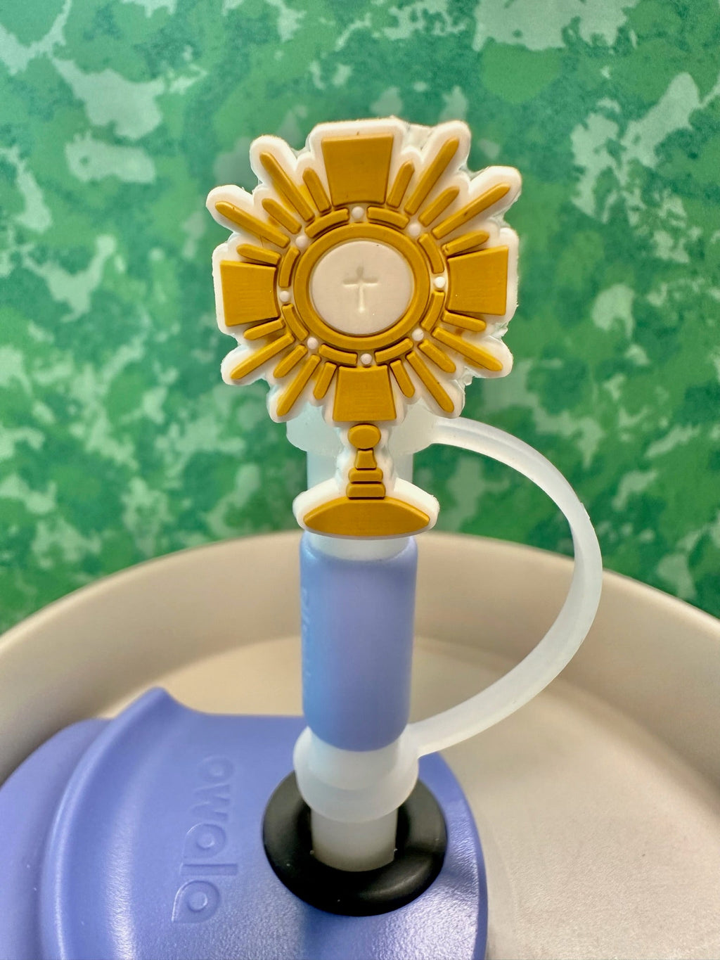 Catholic Straw Toppers: Adoration (a 2 pack!) by Saintly Heart