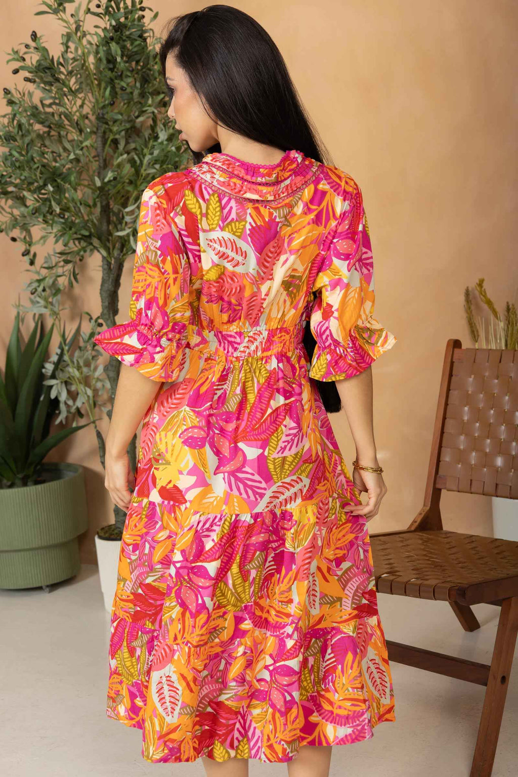 Empress Flourish Dress In Multicolor