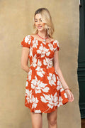Lillian's Glow Up Dress In Red
