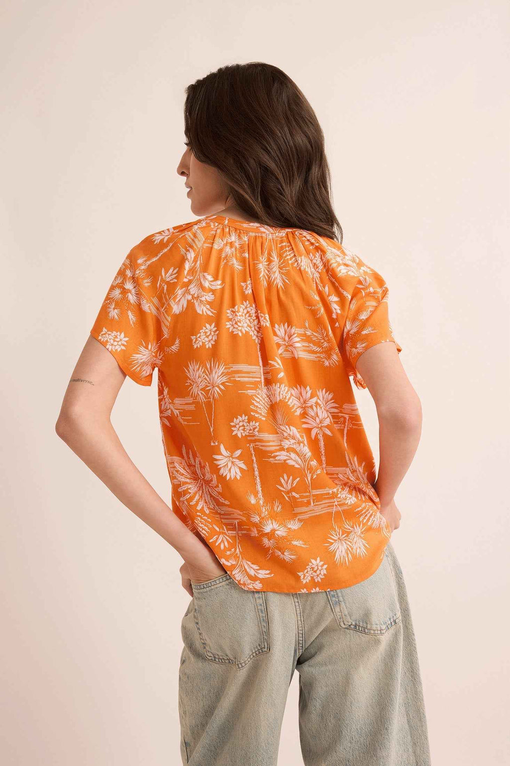 Rebecca's Repose Top In Orange