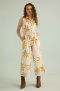 Melanie Pattern Jumper In White