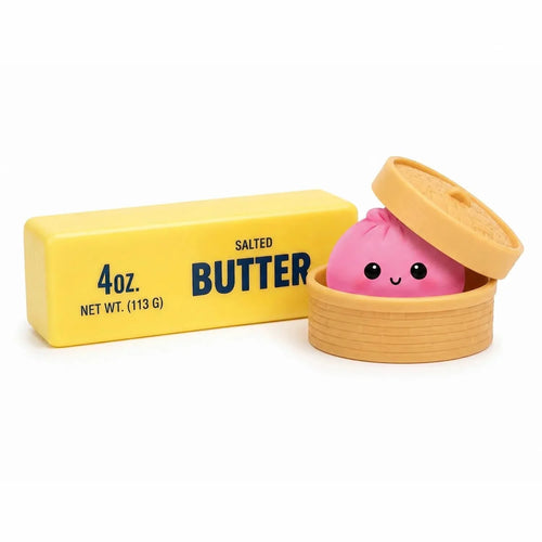 2-Pack: Squishy Dumpling & Butter Combo Pack – Slow Rising Fidget Toys by DailySale