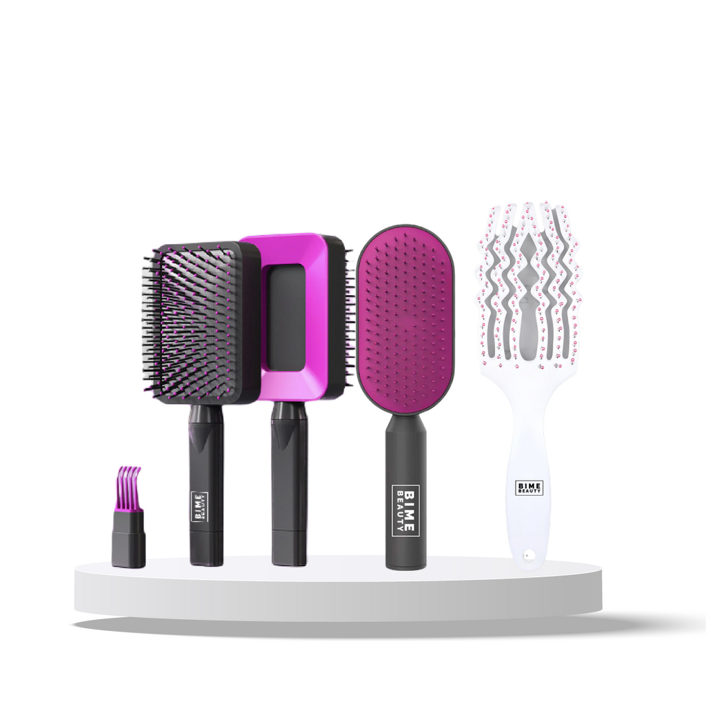 Best Hair Brush Set – Ultimate 4-in-1 Bundle - Goddess Imports Marketplace
