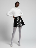 Black Patent Vegan Leather Mini Skirt BOWERY: New Colección COUTURE in NOLITA - BYMANYC ® New York - Goddess Imports Marketplace