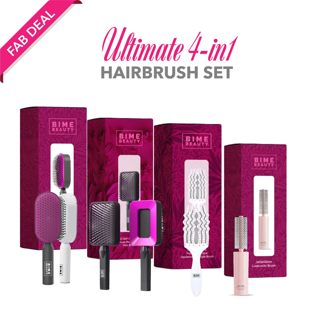 Best Hair Brush Set – Ultimate 4-in-1 Bundle - Goddess Imports Marketplace