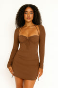 Peek Hole Mini Dress by Selvanelle