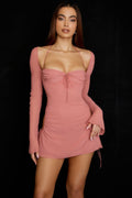 Peek Hole Mini Dress by Selvanelle