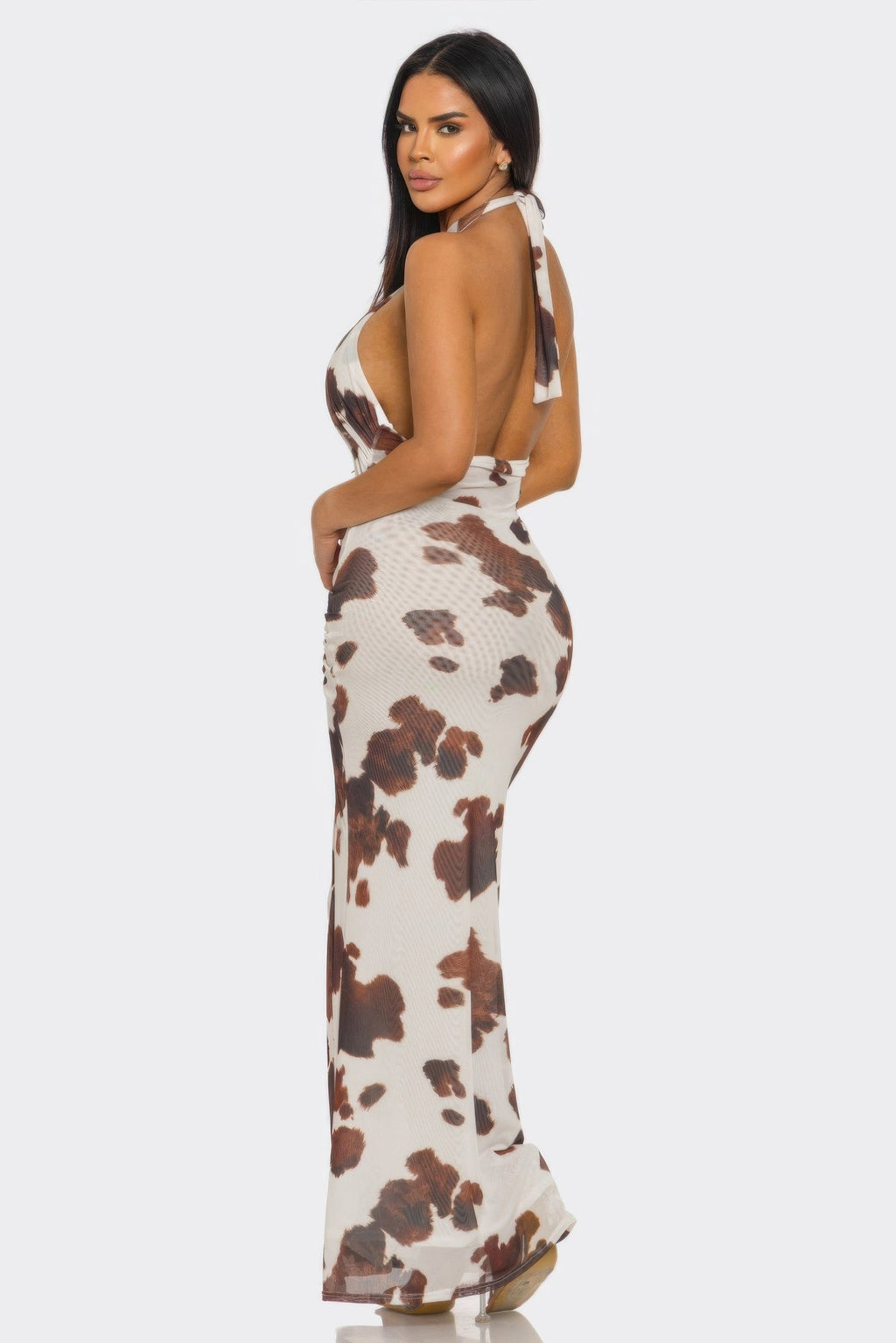 Wild Heat Cutout Maxi Dress by Selvanelle