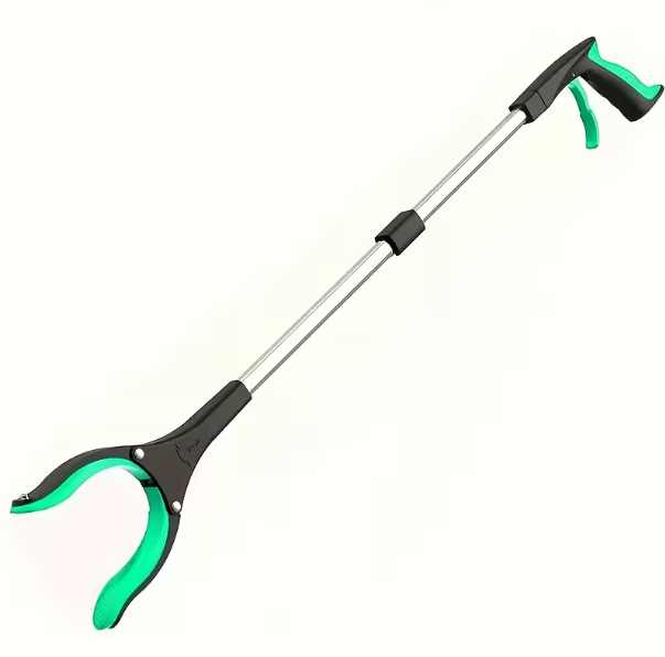 Heavy-Duty Steel Folding Trash Picker – 32" with Magnet & Anti-Slip Handle by DailySale