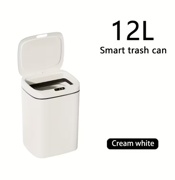 Smart Hands-Free Trash Can – 12L & 17L, Motion Sensor by DailySale