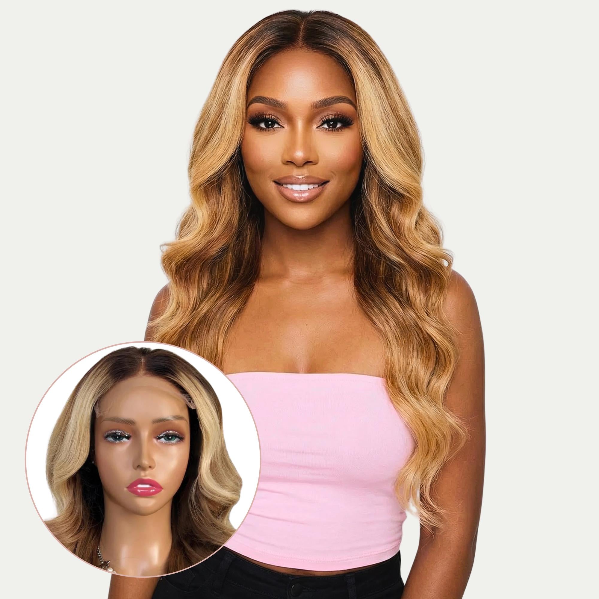 Raw Charlotte Glueless 5x5 HD Lace Professionally Colored 100% Human Hair Closure Wig by Private Label