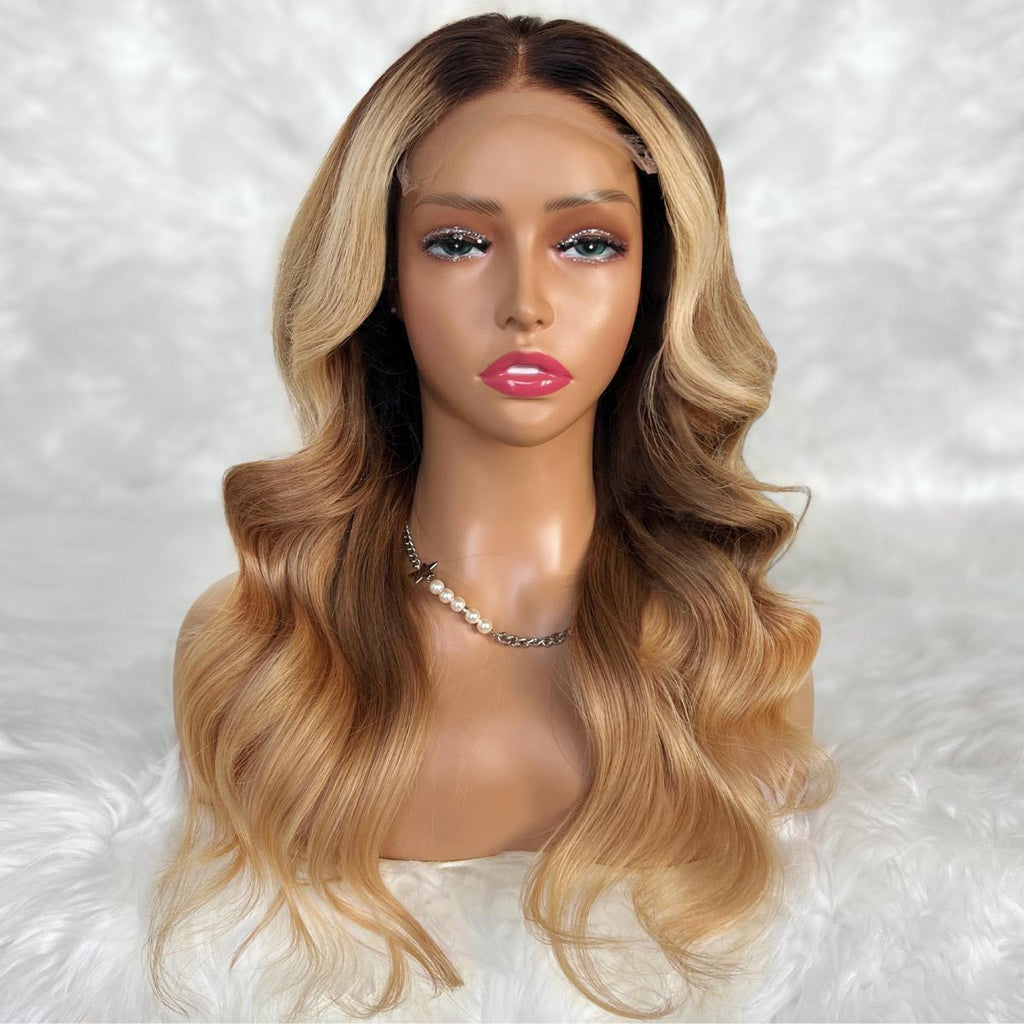 Raw Charlotte Glueless 5x5 HD Lace Professionally Colored 100% Human Hair Closure Wig by Private Label