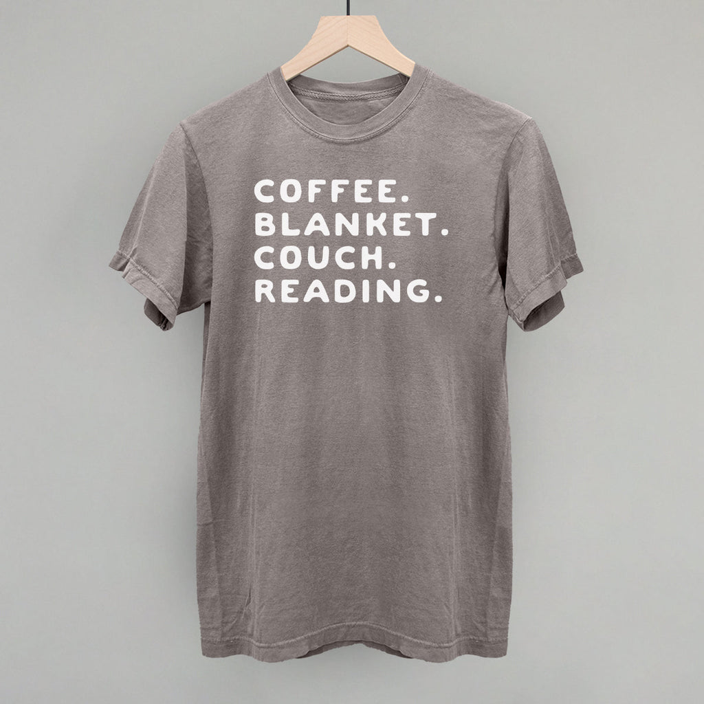 Coffee Blanket Couch Reading