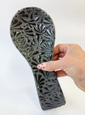 Mexican Black Talavera Style Spoon Rest Engobe - Porta Cuchara Engobe by TheMexHub