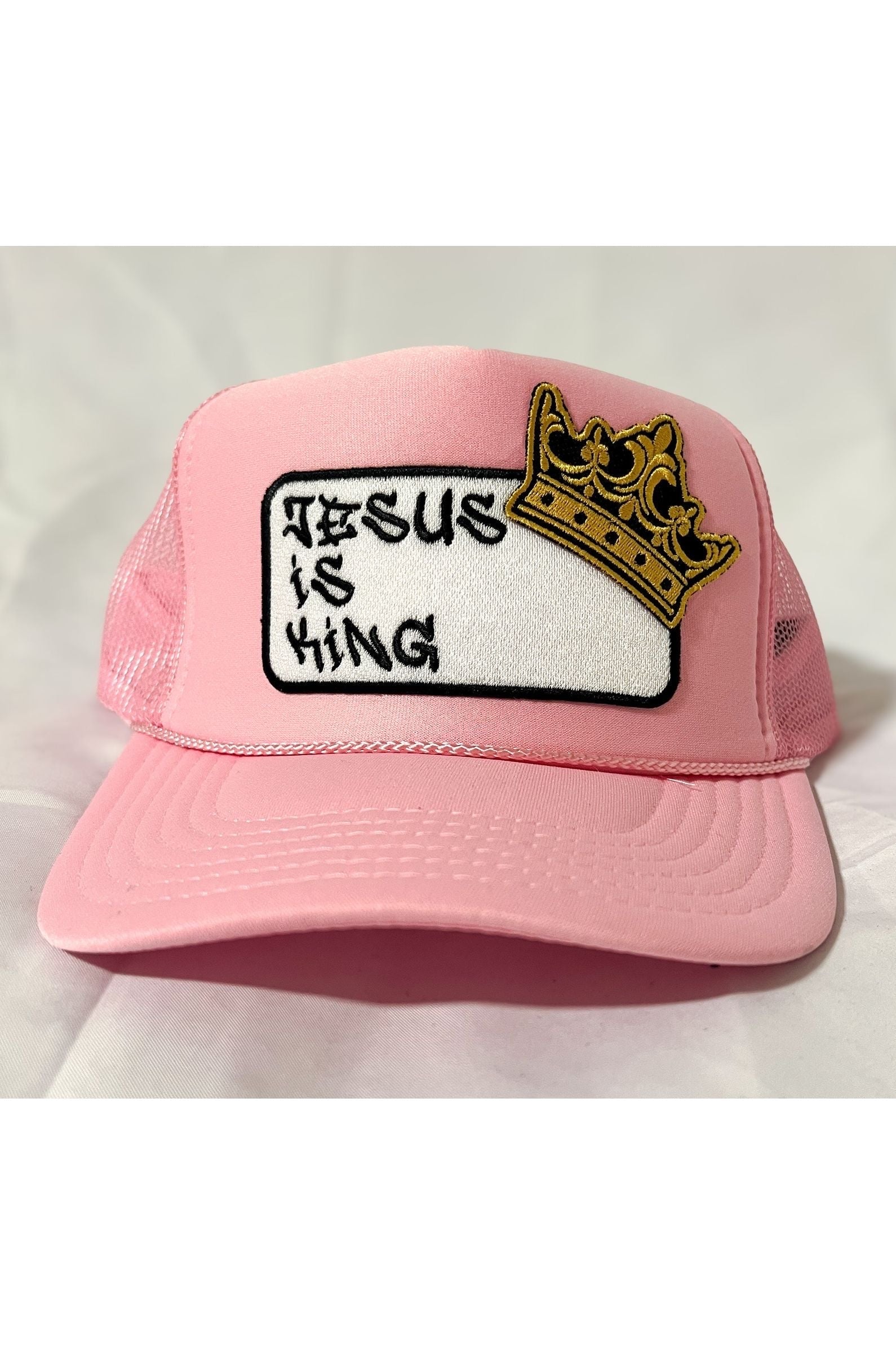 Jesus is King patch trucker hat -clearance