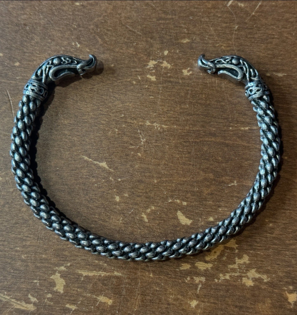 Dragon Head Arm Ring by Modern Viking Lifestyle