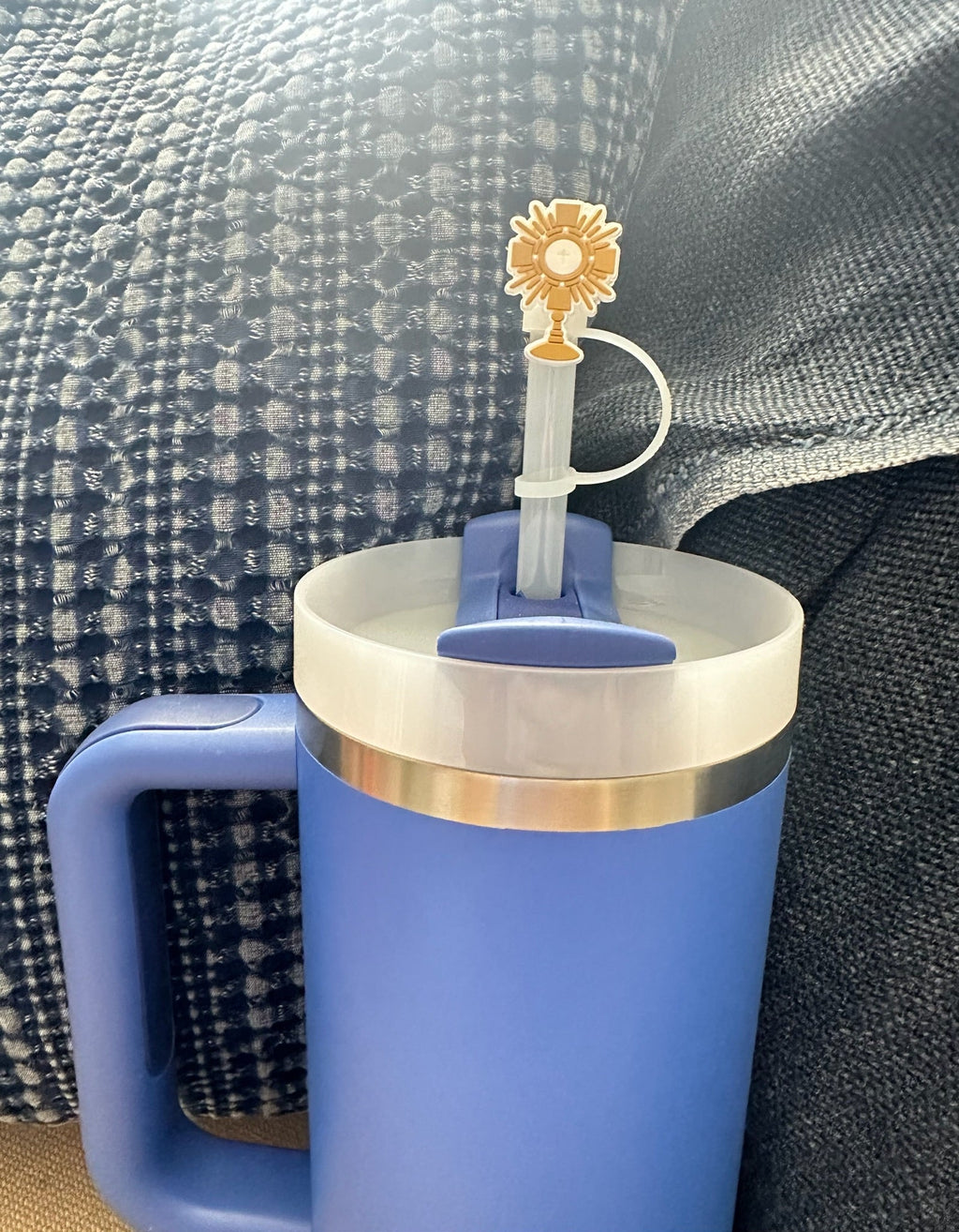 Catholic Straw Toppers: Adoration (a 2 pack!) by Saintly Heart