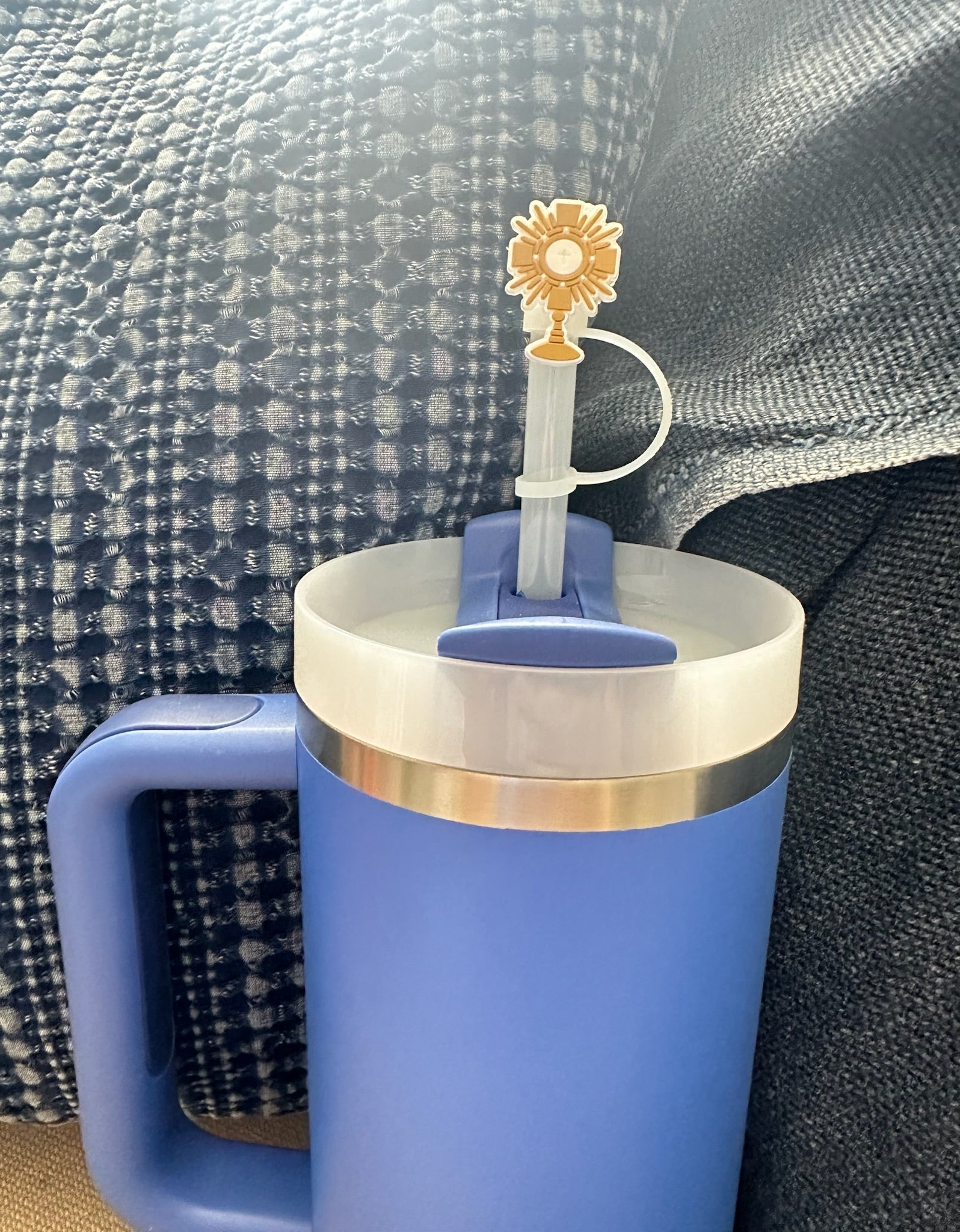 Catholic Straw Toppers: Adoration (a 2 pack!) by Saintly Heart