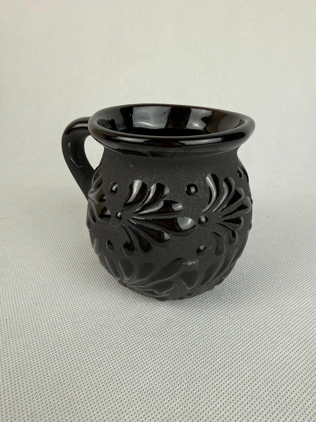 Mexican Clay Mugs Black Engobe - Tazas De Barro Jarrito by TheMexHub