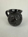 Mexican Clay Mugs Black Engobe - Tazas De Barro Jarrito by TheMexHub