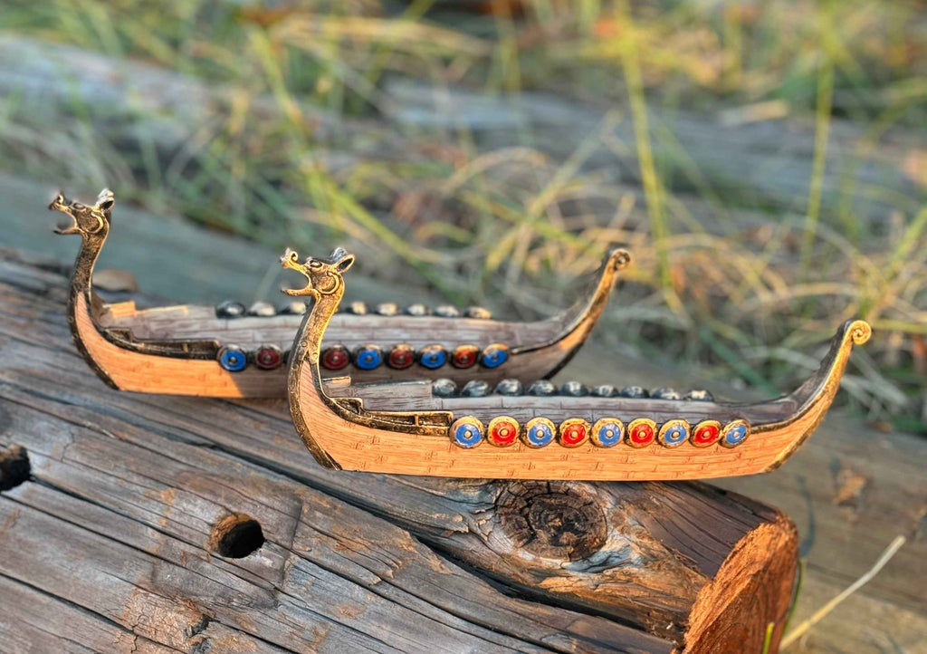 Viking Longship Incense Holder