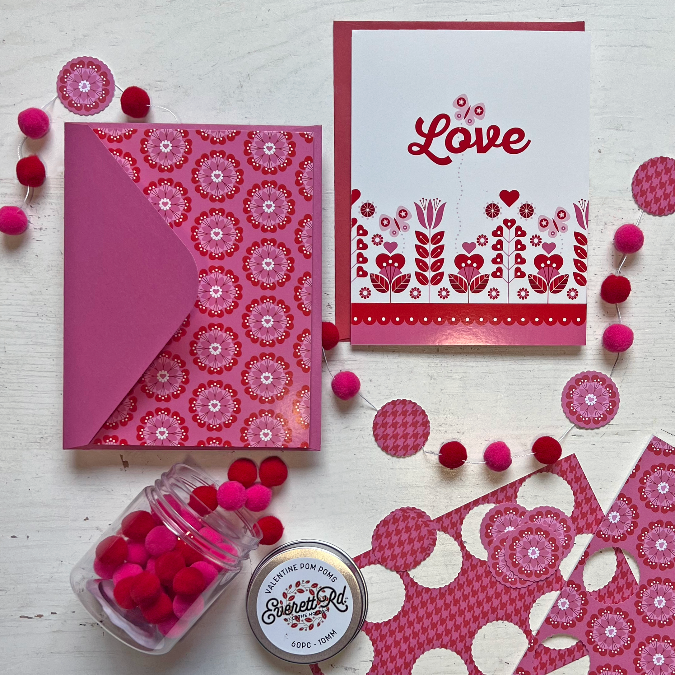Love Cards with Envelopes Set Everett Rd. by Cathe Holden