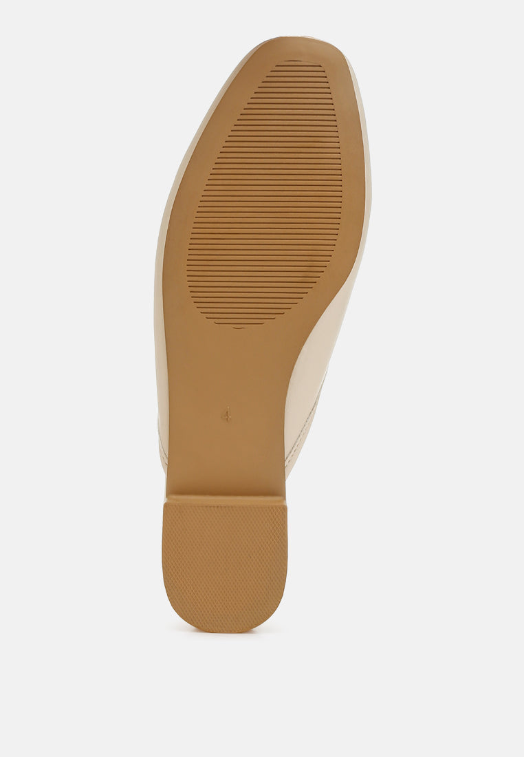 Eras Bow Slip-On Flat Mules - Goddess Imports Marketplace