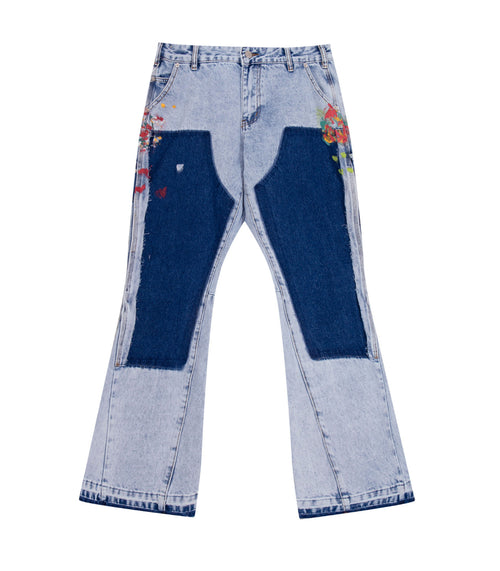 AZUL SPLIT PAINTERS DENIM by UNDEVELOPED