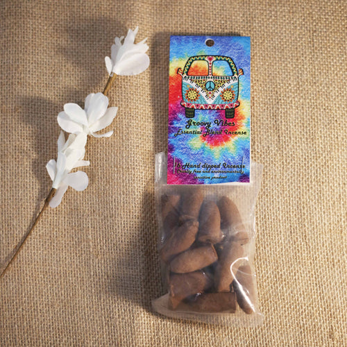 Angelic Dreams - Groovy Vibes Backflow Incense Cones by Makes Good Scents Incense