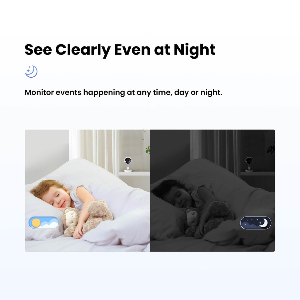 3MP Wireless Smart AI Home Security Camera – Two-Way Audio, Motion Detection, Night Vision by DailySale