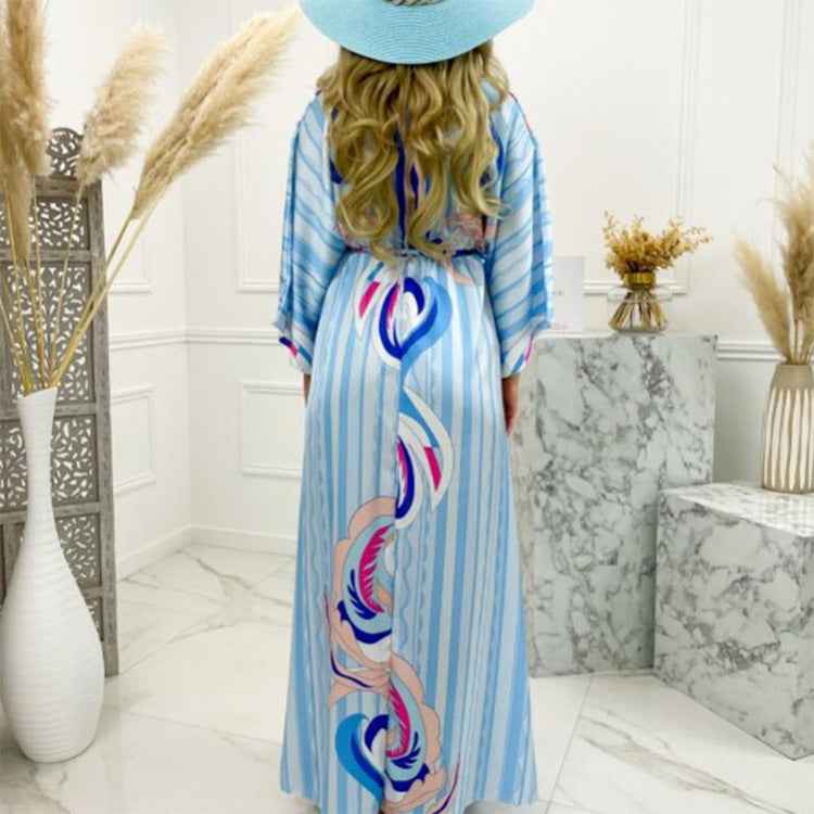 New Vestido Long Sleeve Ladies Loose Peplum Women Fashion