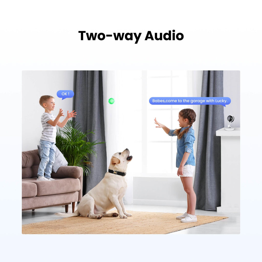 3MP Wireless Smart AI Home Security Camera – Two-Way Audio, Motion Detection, Night Vision by DailySale