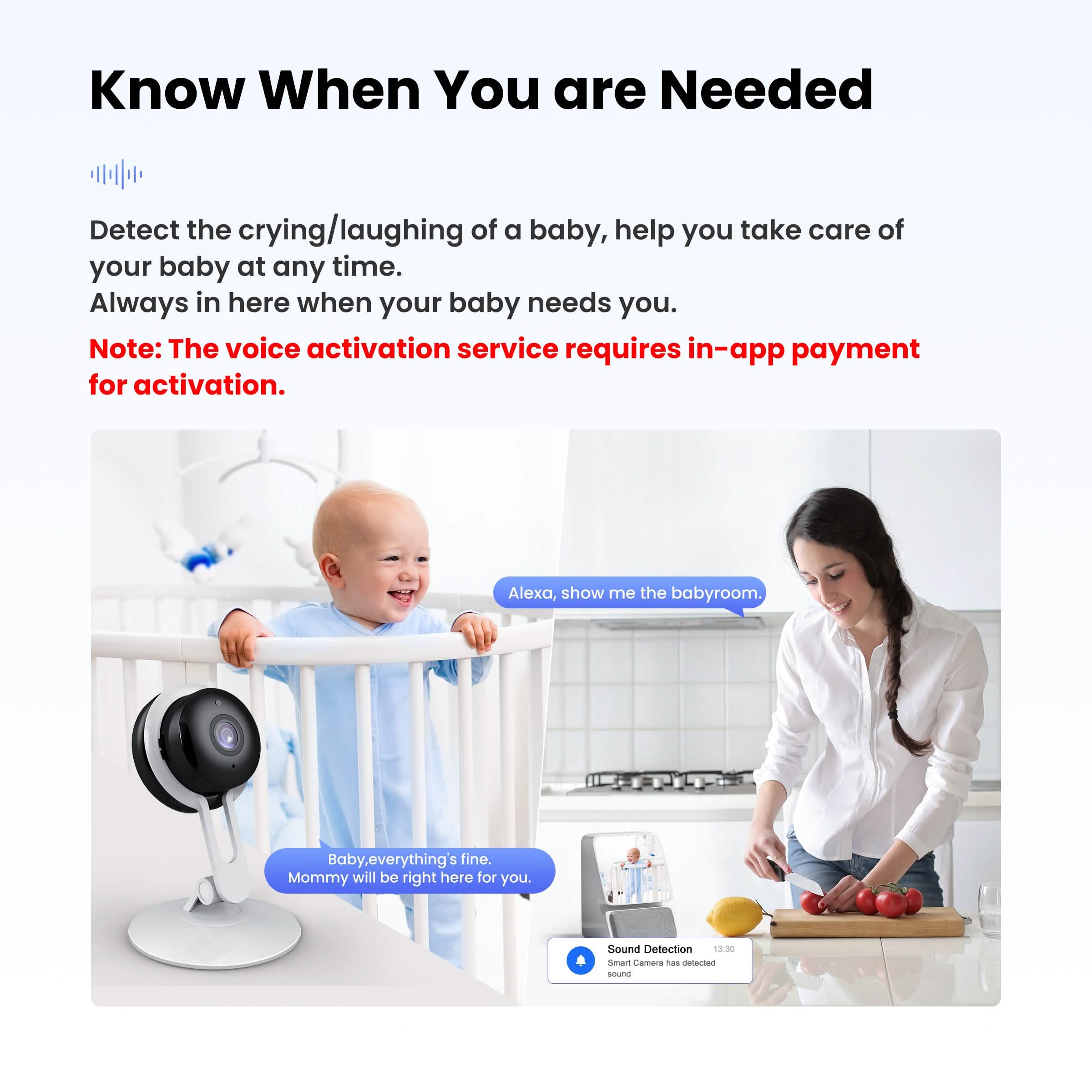3MP Wireless Smart AI Home Security Camera – Two-Way Audio, Motion Detection, Night Vision by DailySale