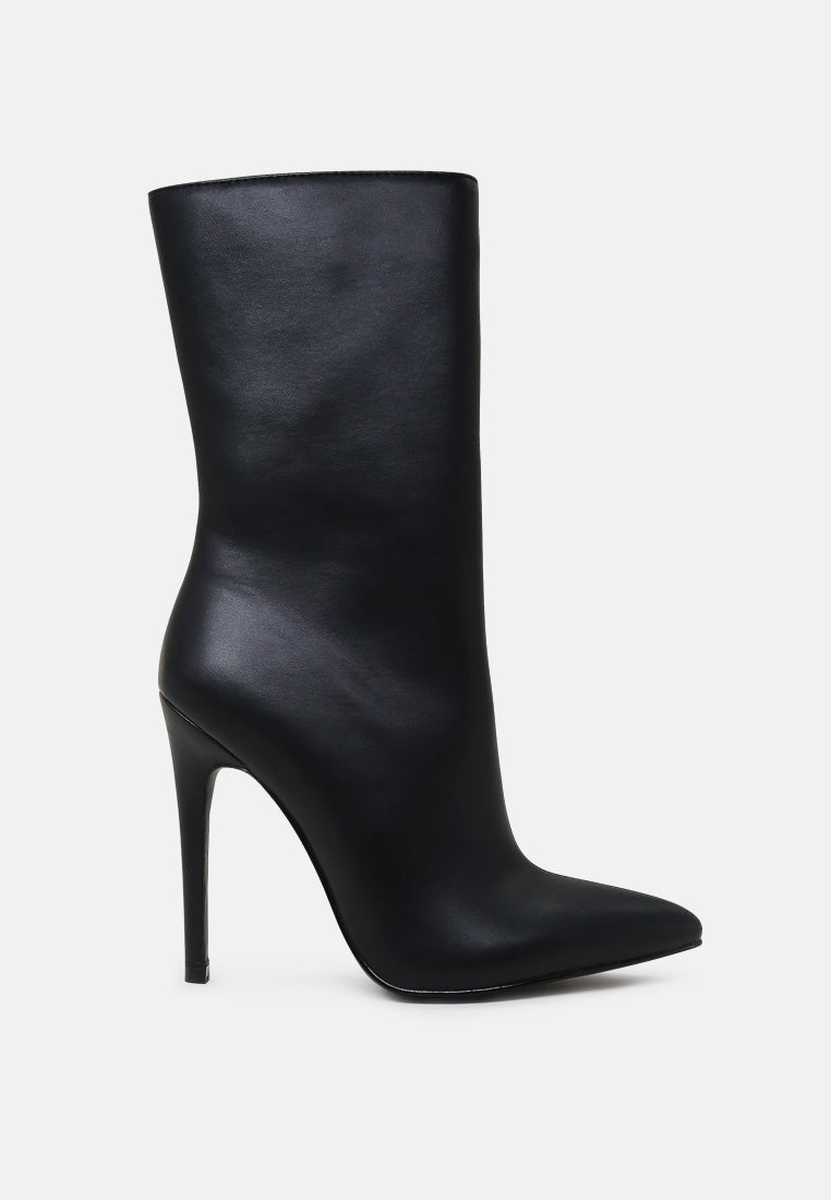Micah Pointed Toe Stiletto High Ankle Boots - Goddess Imports Marketplace