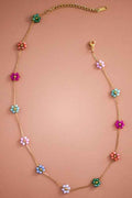 Flowers Chain Necklace
