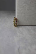 GOLD PLATED PINK STONE RINGS