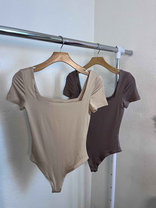 Beige Bodysuit