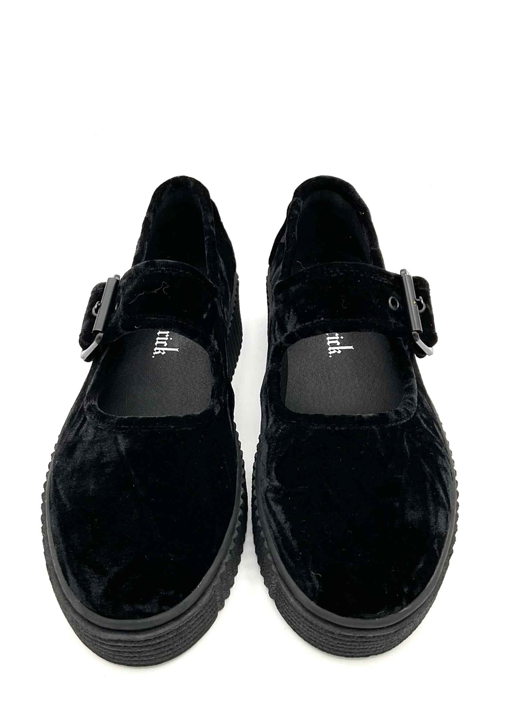 Velvet Crush Maryjane Sneaker - Black