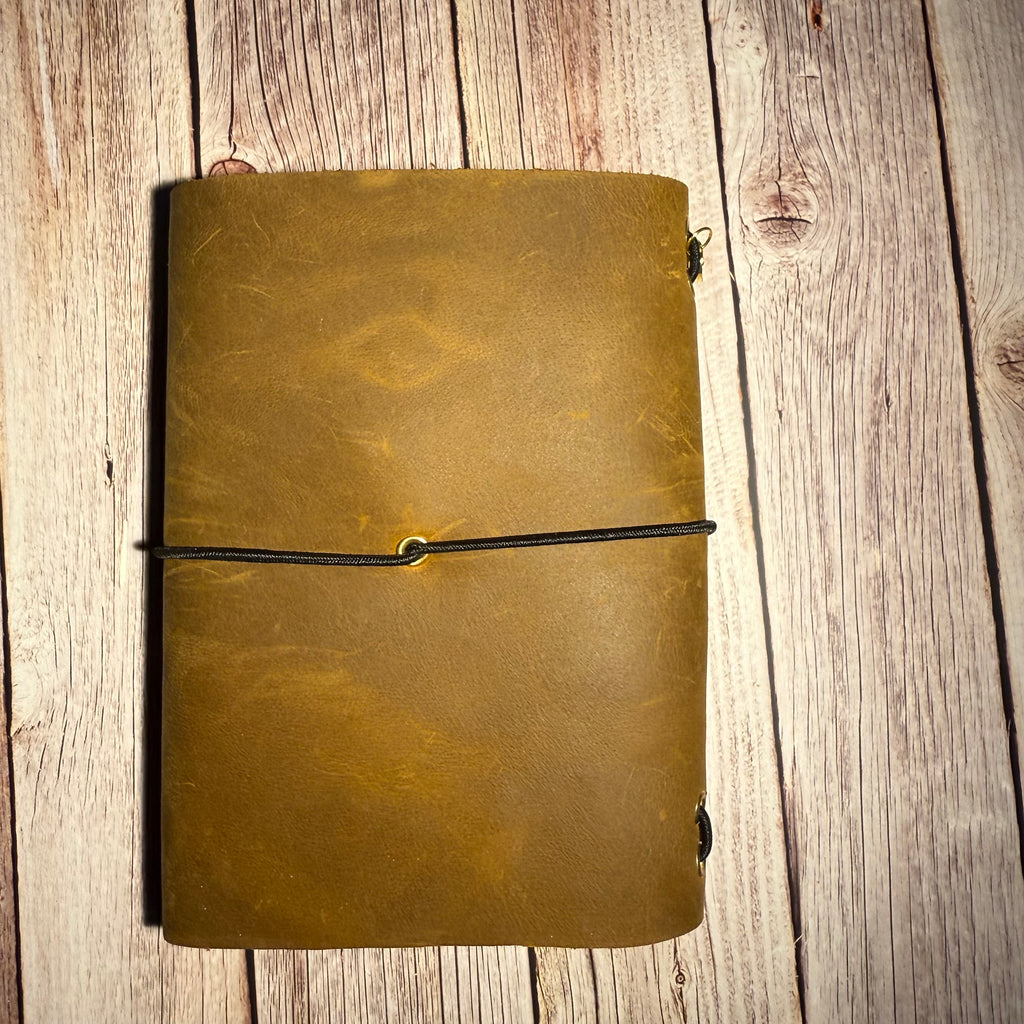 Handmade Leather Journal by Goddess Imports Marketplace