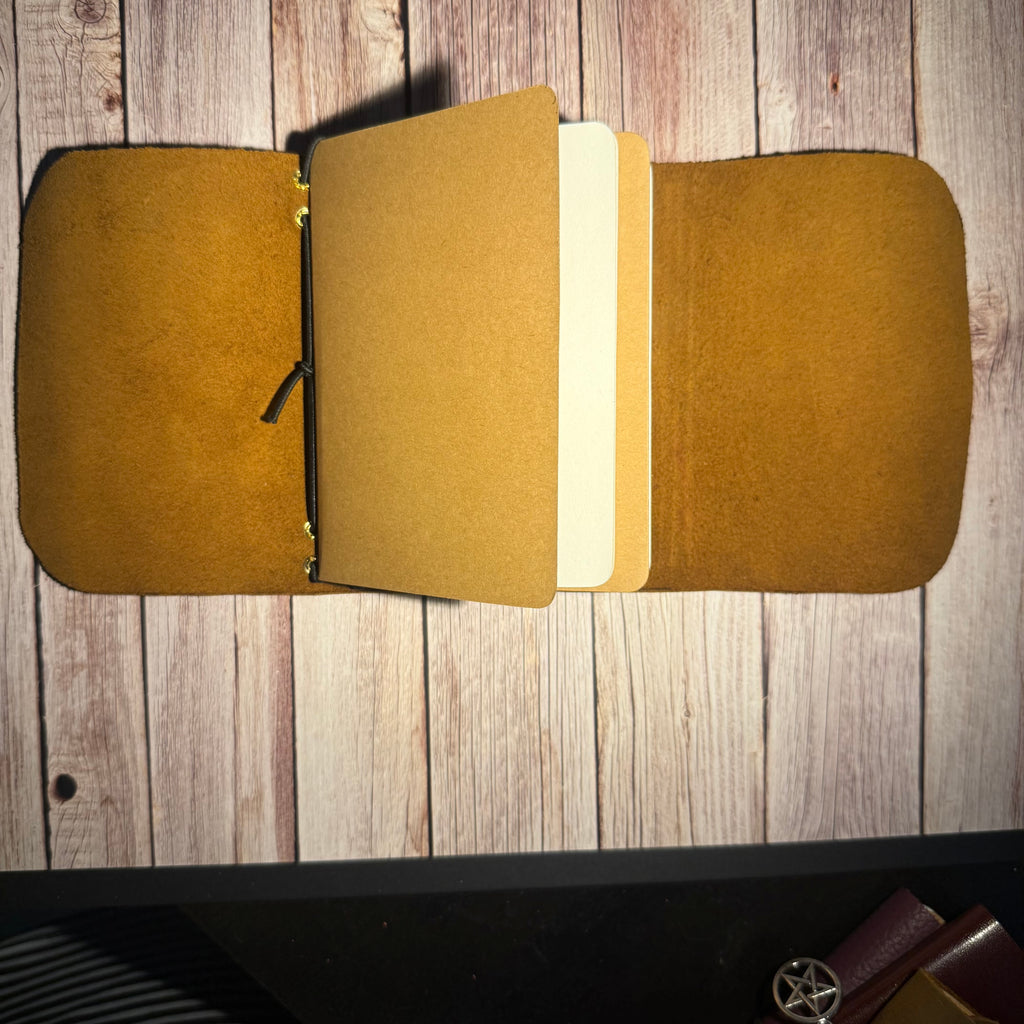 Handmade Leather Journal by Goddess Imports Marketplace