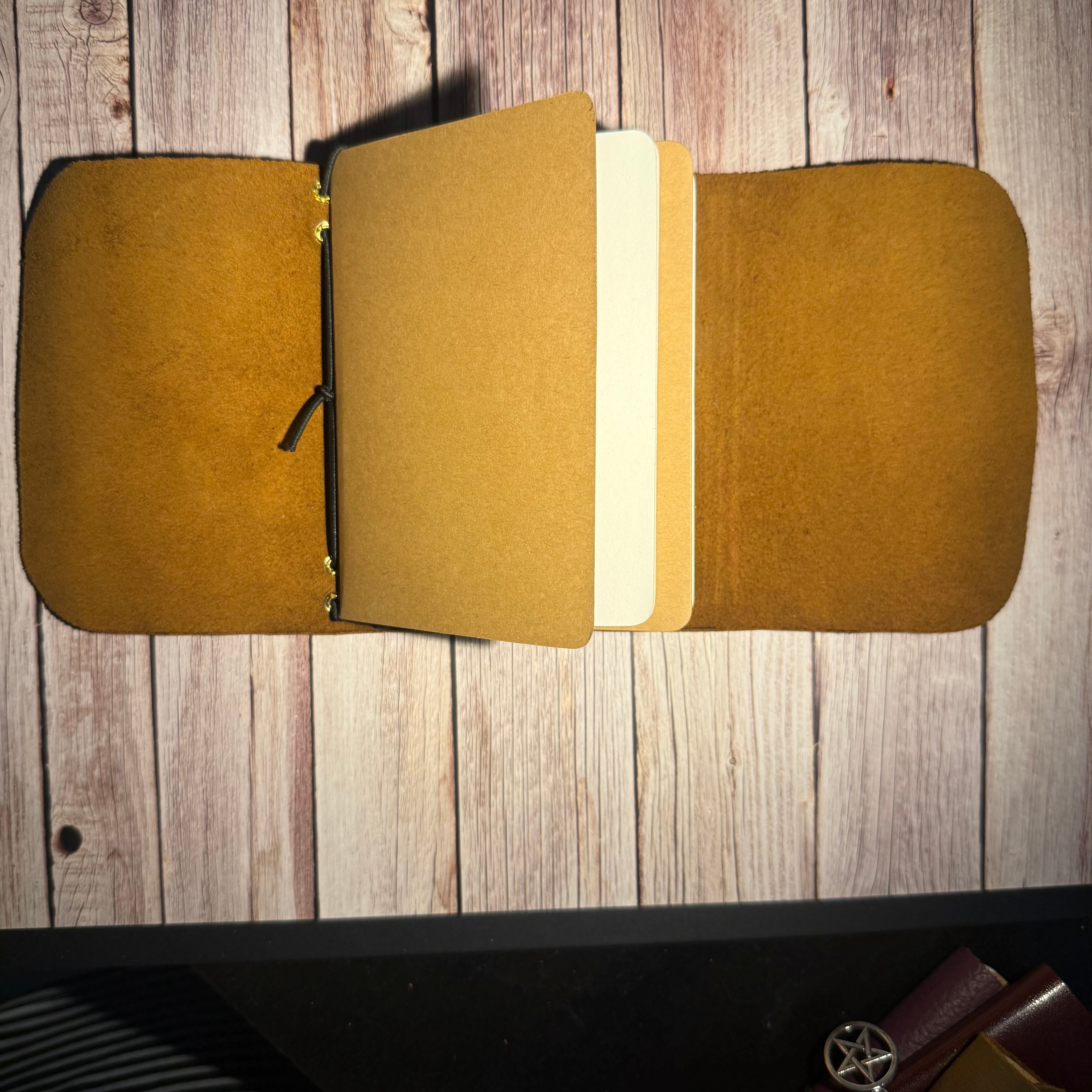 Handmade Leather Journal by Goddess Imports Marketplace