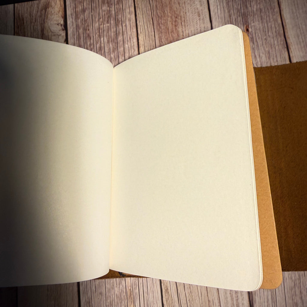 Handmade Leather Journal by Goddess Imports Marketplace