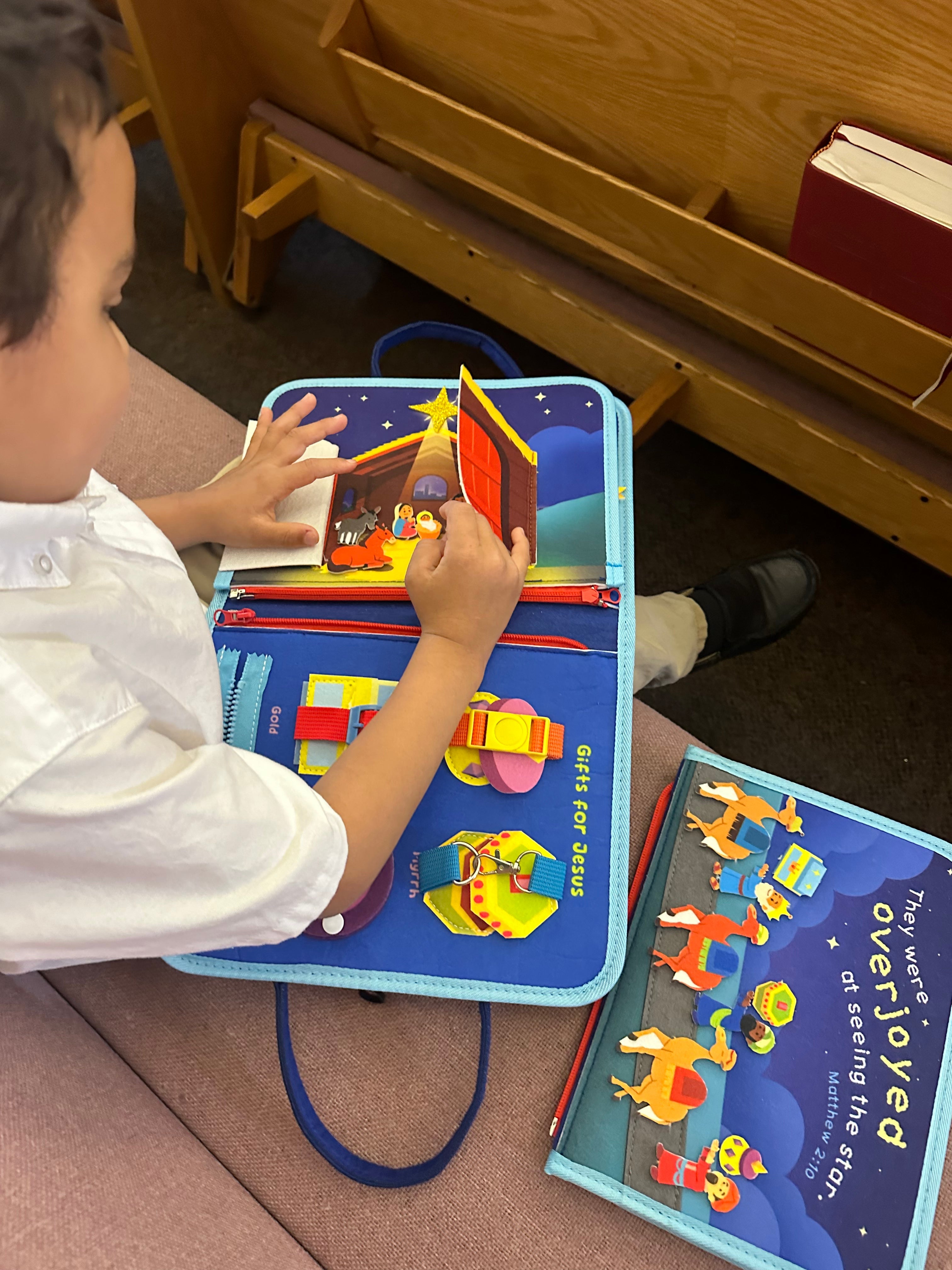 My Pray & Play Nativity Busy Book by Saintly Heart