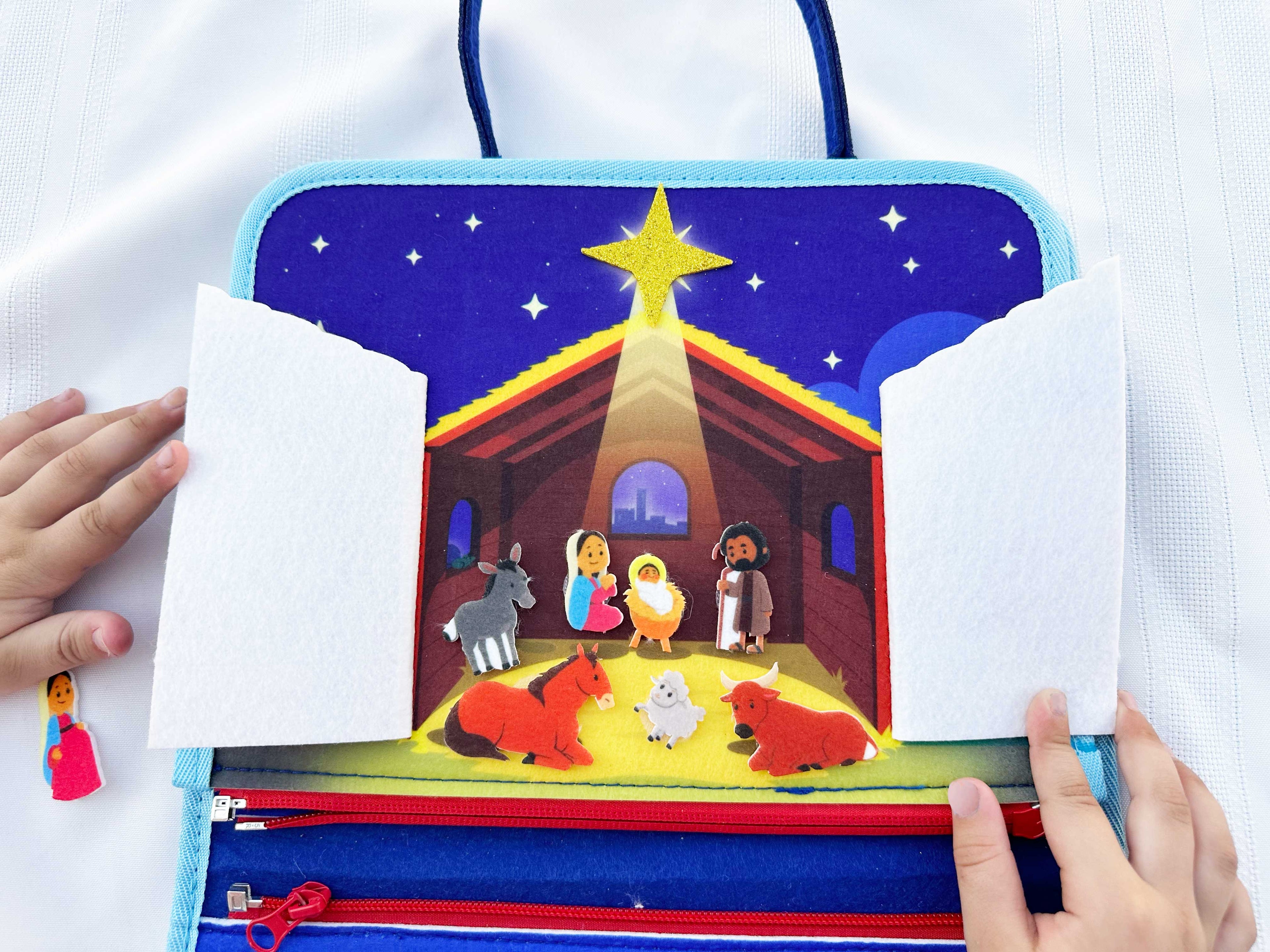 My Pray & Play Nativity Busy Book by Saintly Heart