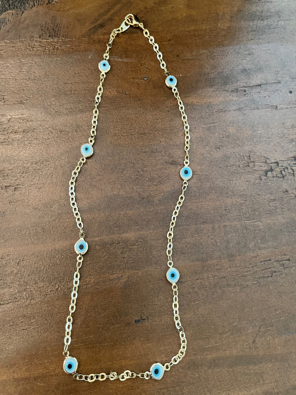 classic evil eye choker