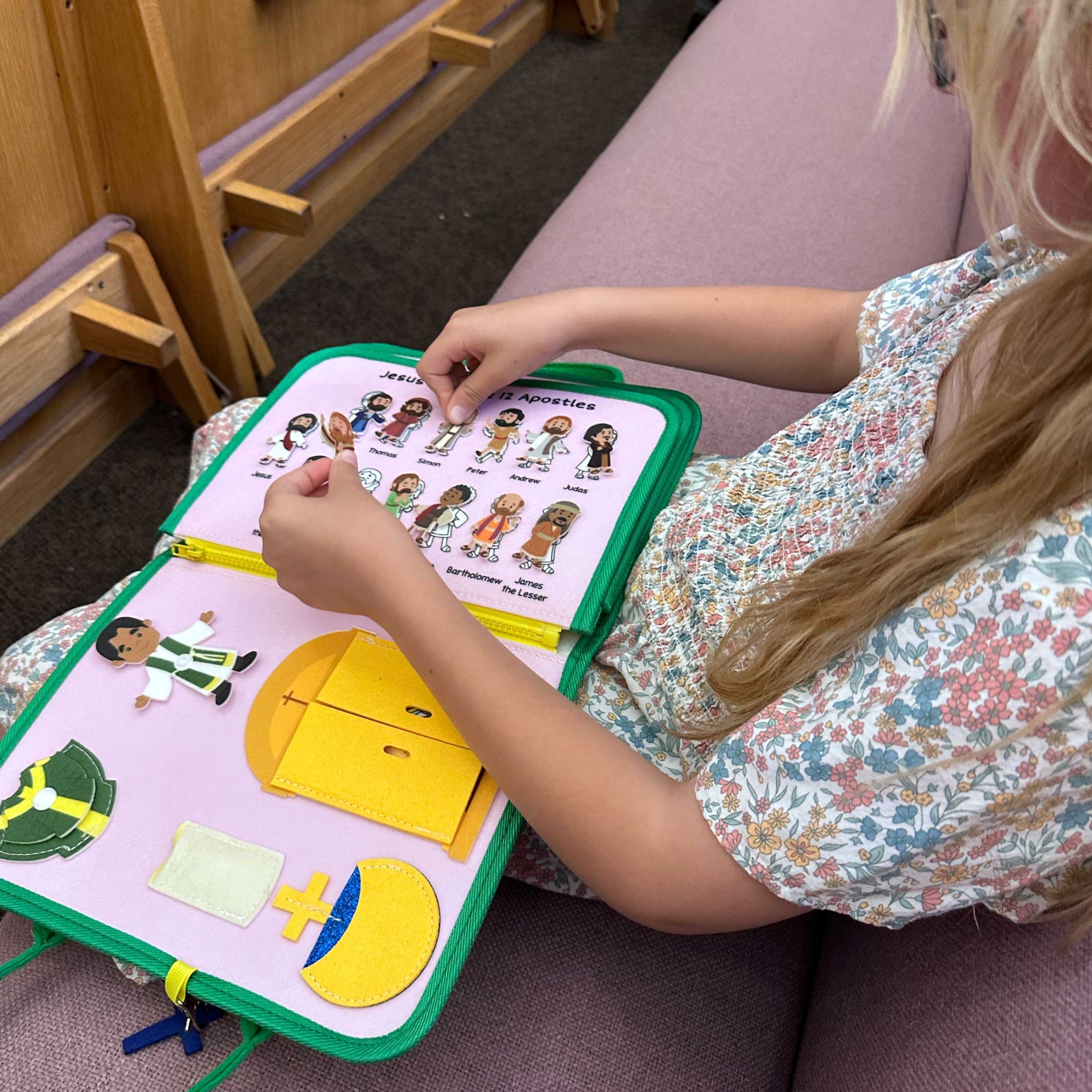 My Pray & Play Busy Book – Catholic Felt Busy Book - A Quiet Felt Book by Saintly Heart