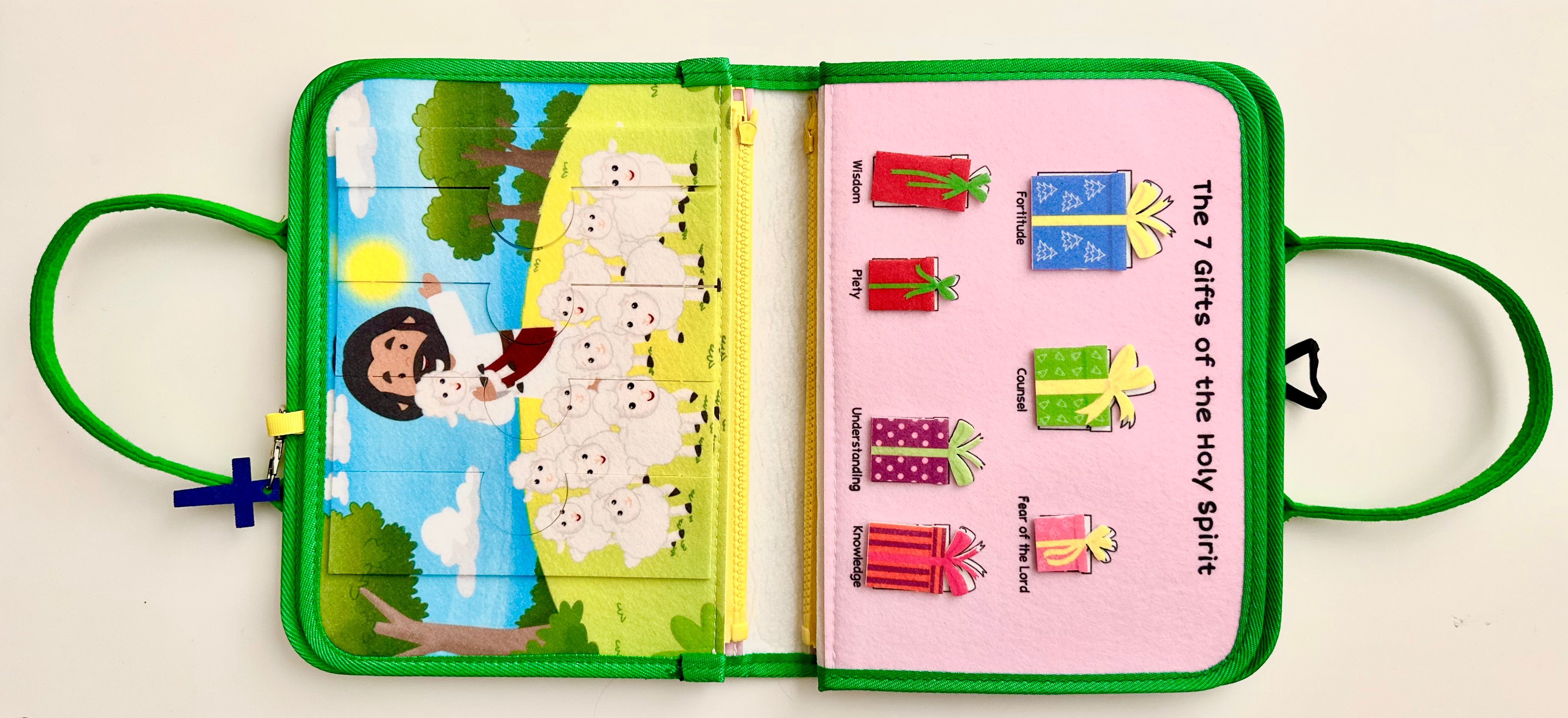 My Pray & Play Busy Book – Catholic Felt Busy Book - A Quiet Felt Book by Saintly Heart