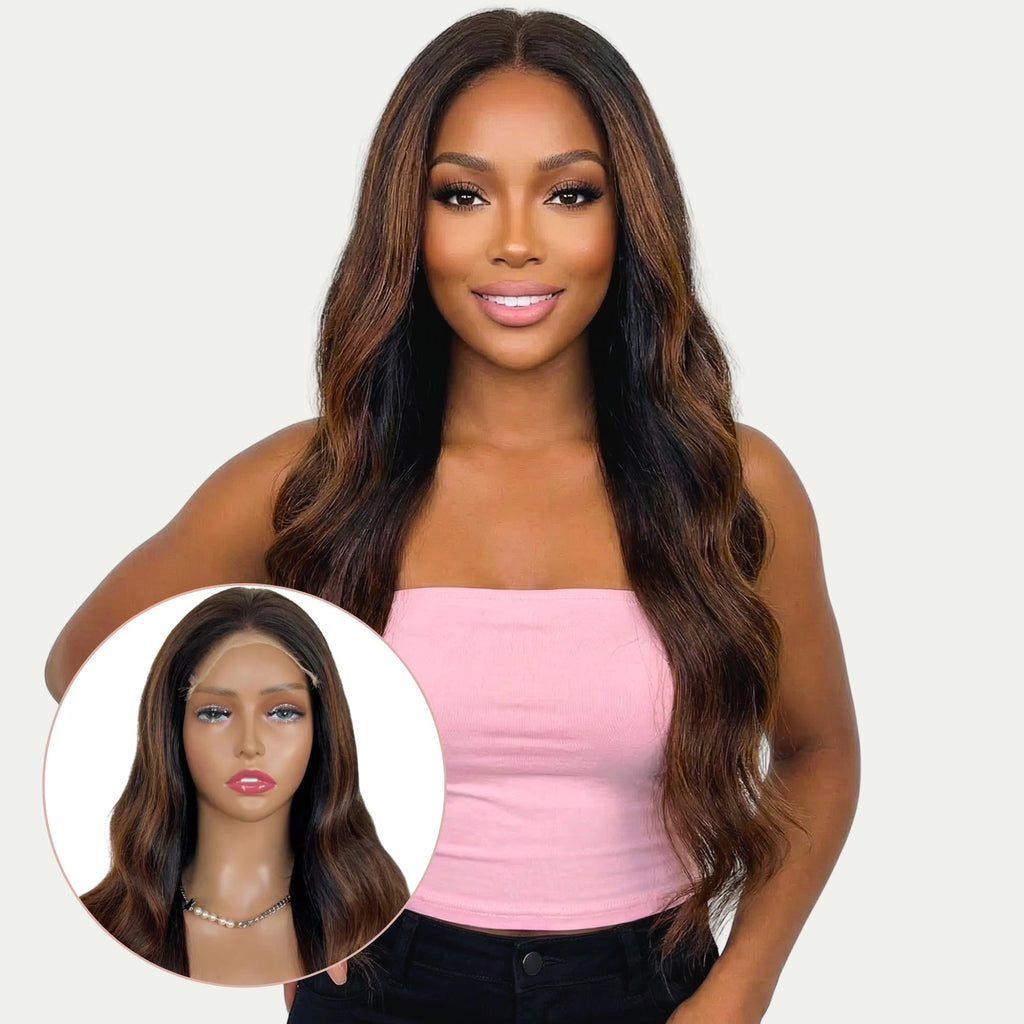 Raw Jada Glueless 5x5 HD Lace Professionally Colored 100% Human Hair Closure Wig by Private Label