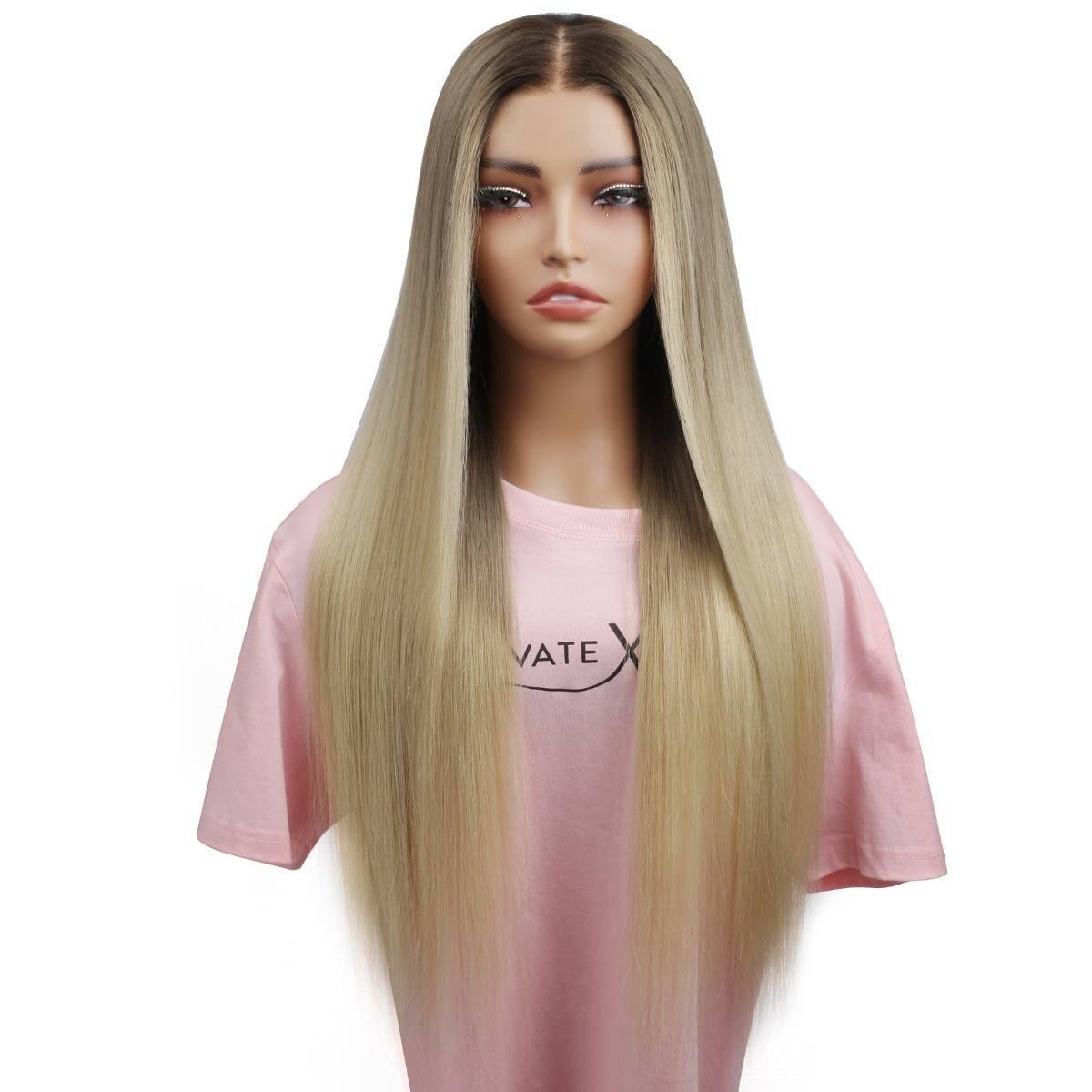 Raw Jezebel Glueless 5x5 HD Lace Professionally Colored 100% Human Hair Closure Wig by Private Label