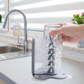 Water Bottle Cleaning Brush with Suction Base Glass Beer Cup, Long Leg Cup, Wine Glass Bar Kitchen Tools by DailySale